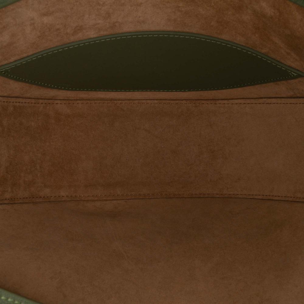 Loewe AB LOEWE Green Dark Green Calf Leather Small Luna Hobo Spain