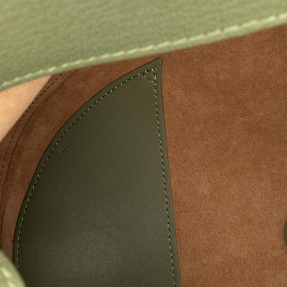 Loewe AB LOEWE Green Dark Green Calf Leather Small Luna Hobo Spain