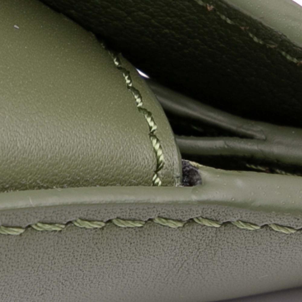 Loewe AB LOEWE Green Dark Green Calf Leather Small Luna Hobo Spain