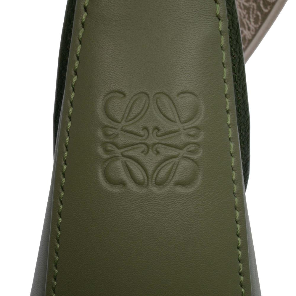 Loewe AB LOEWE Green Dark Green Calf Leather Small Luna Hobo Spain