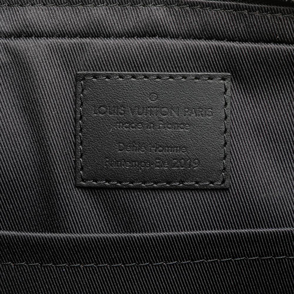 Louis Vuitton B Louis Vuitton Brown with Black Monogram Canvas Canvas Monogram Solar Ray Utility Front Bag France