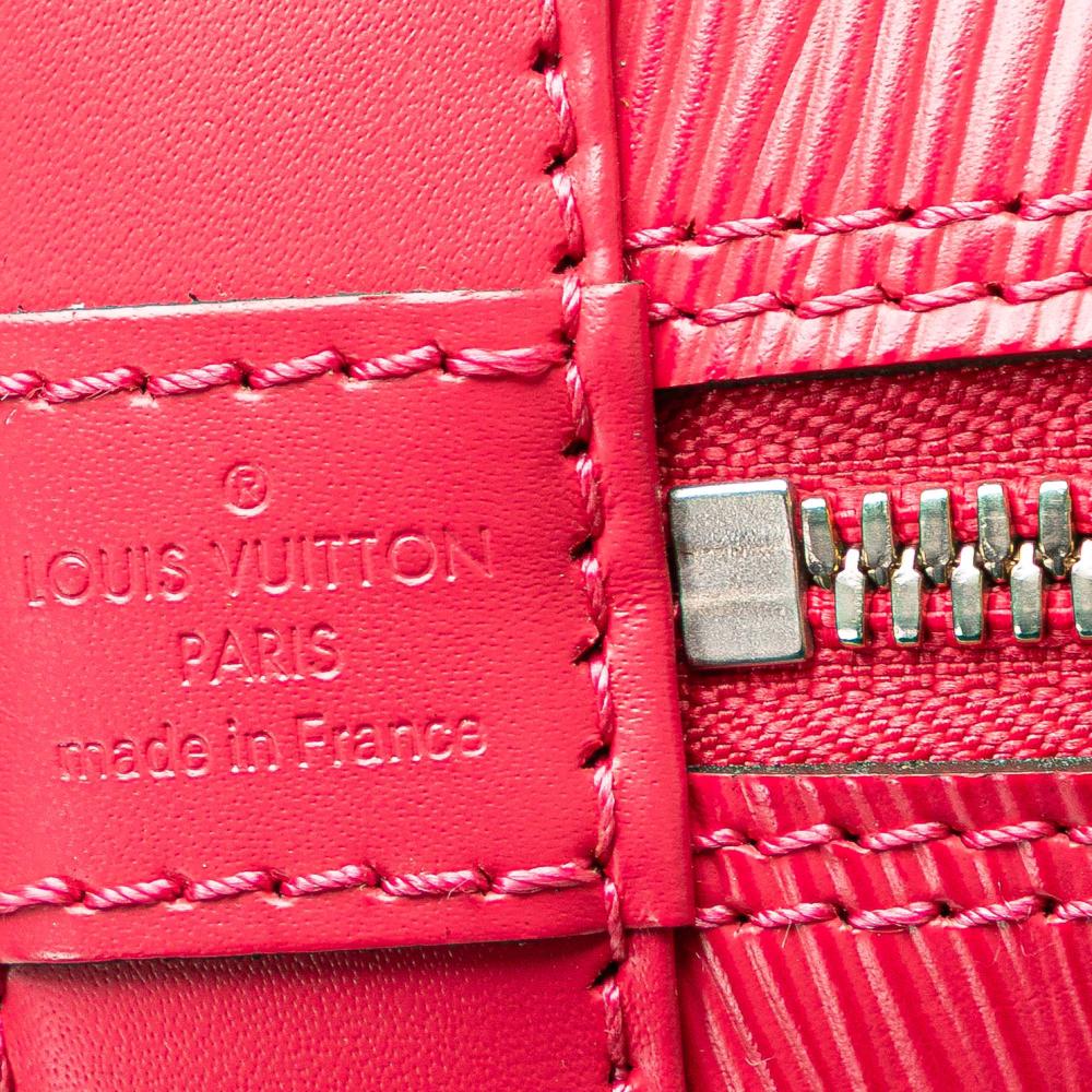 Louis Vuitton B Louis Vuitton Pink Hot Pink Epi Leather Leather Epi Alma BB France