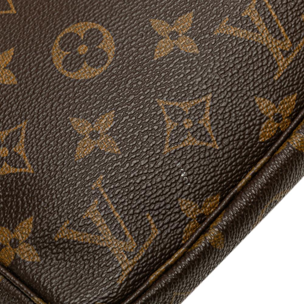Louis Vuitton B Louis Vuitton Brown Monogram Canvas Fabric Monogram Pochette Accessoires France