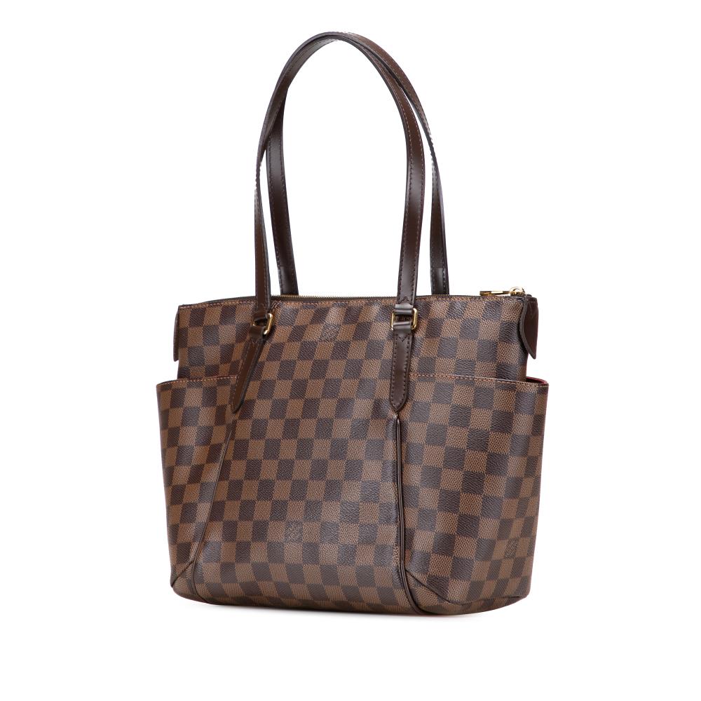 Louis Vuitton B Louis Vuitton Brown Damier Canvas Canvas Damier Ebene Totally PM France
