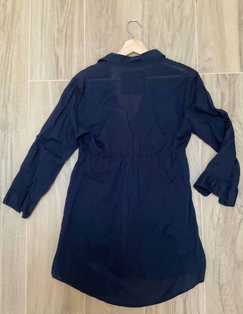 edc youth by esprit Bluse aus feiner Baumwolle blau