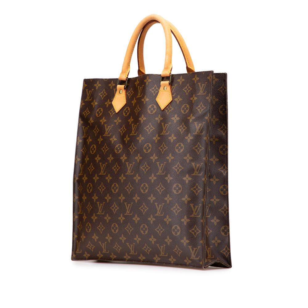 Louis Vuitton B Louis Vuitton Brown Monogram Canvas Canvas Monogram Sac Plat France