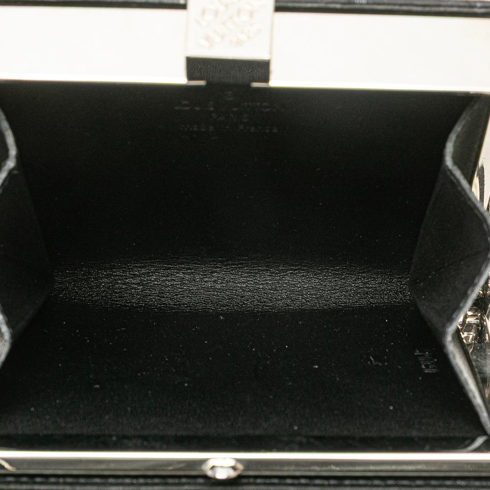 Louis Vuitton AB Louis Vuitton Black Satin Fabric Monogram Mini Ange France