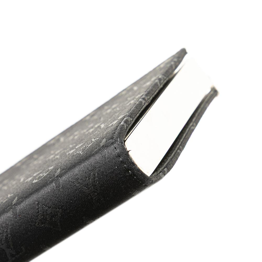 Louis Vuitton AB Louis Vuitton Black Satin Fabric Monogram Mini Ange France