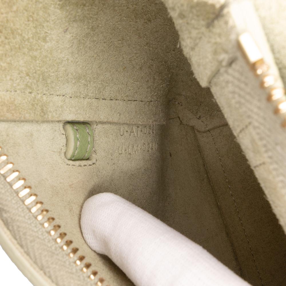 Celine B Celine Green Calf Leather Pico Grained skin Belt Bag Italy