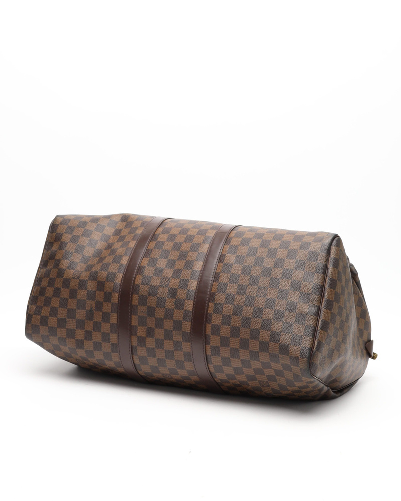 Louis Vuitton Damier Ebene Keepall 50 Weekend Bag