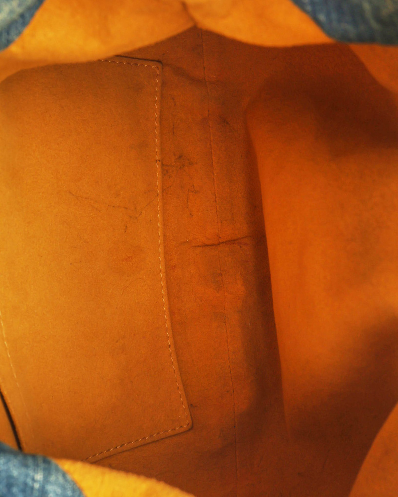 Louis Vuitton Monogram Denim Pleaty Handbag