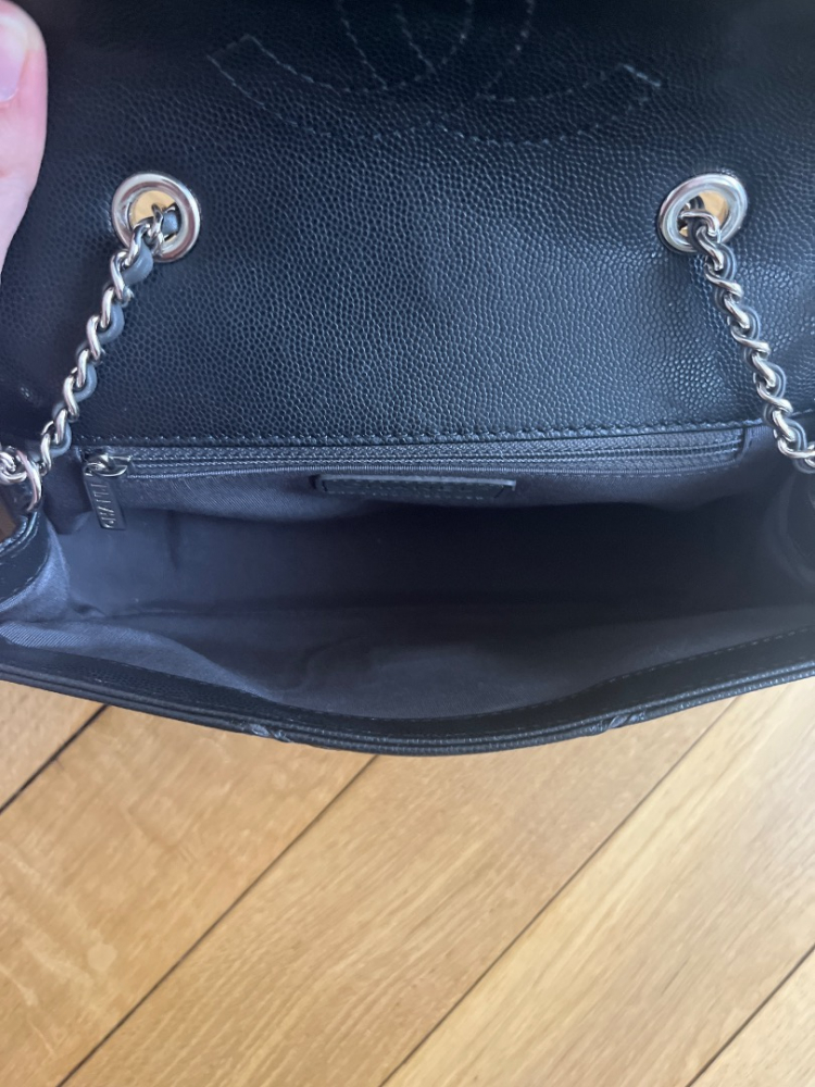 Chanel herringbone bag