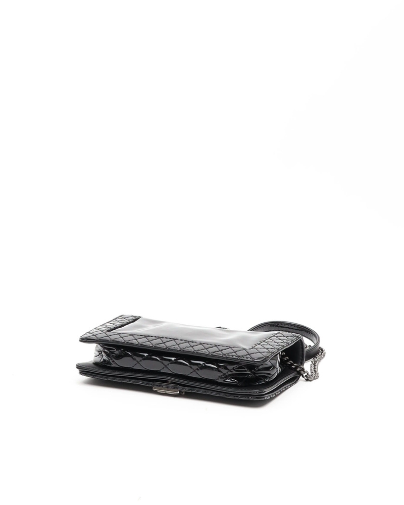Chanel Boy Patent Wallet On Chain Bag