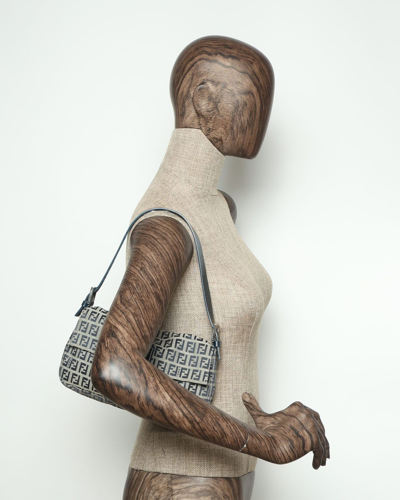 Fendi Zucchino Baguette Bag