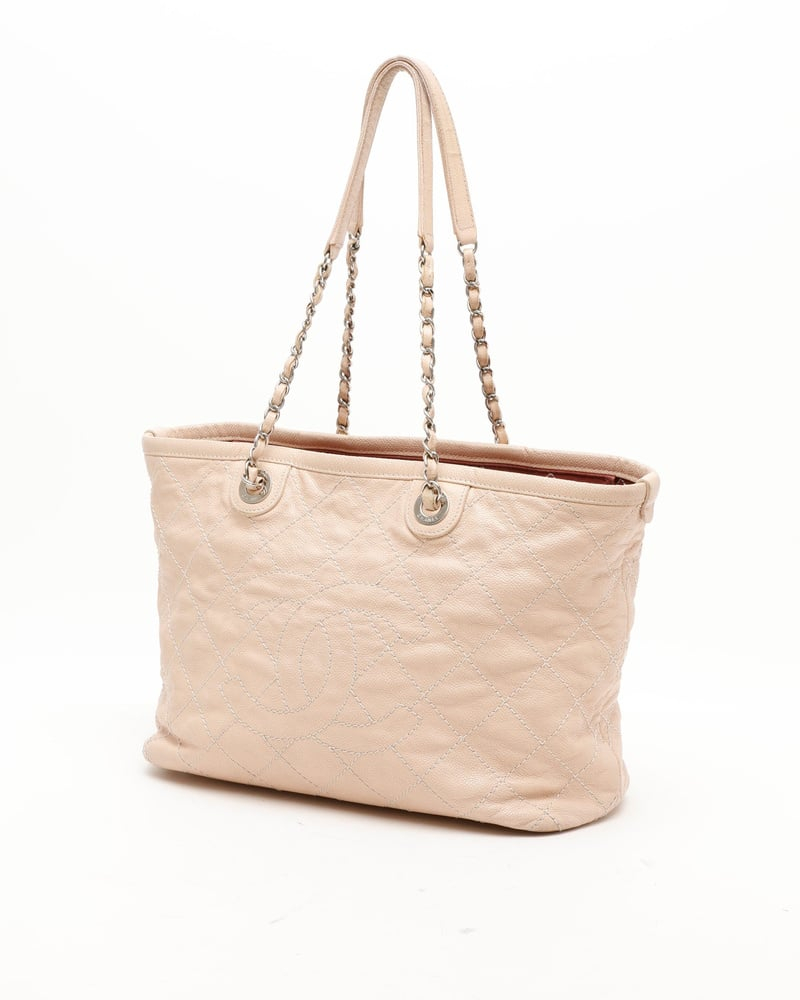 Chanel CC Caviar Tote Bag
