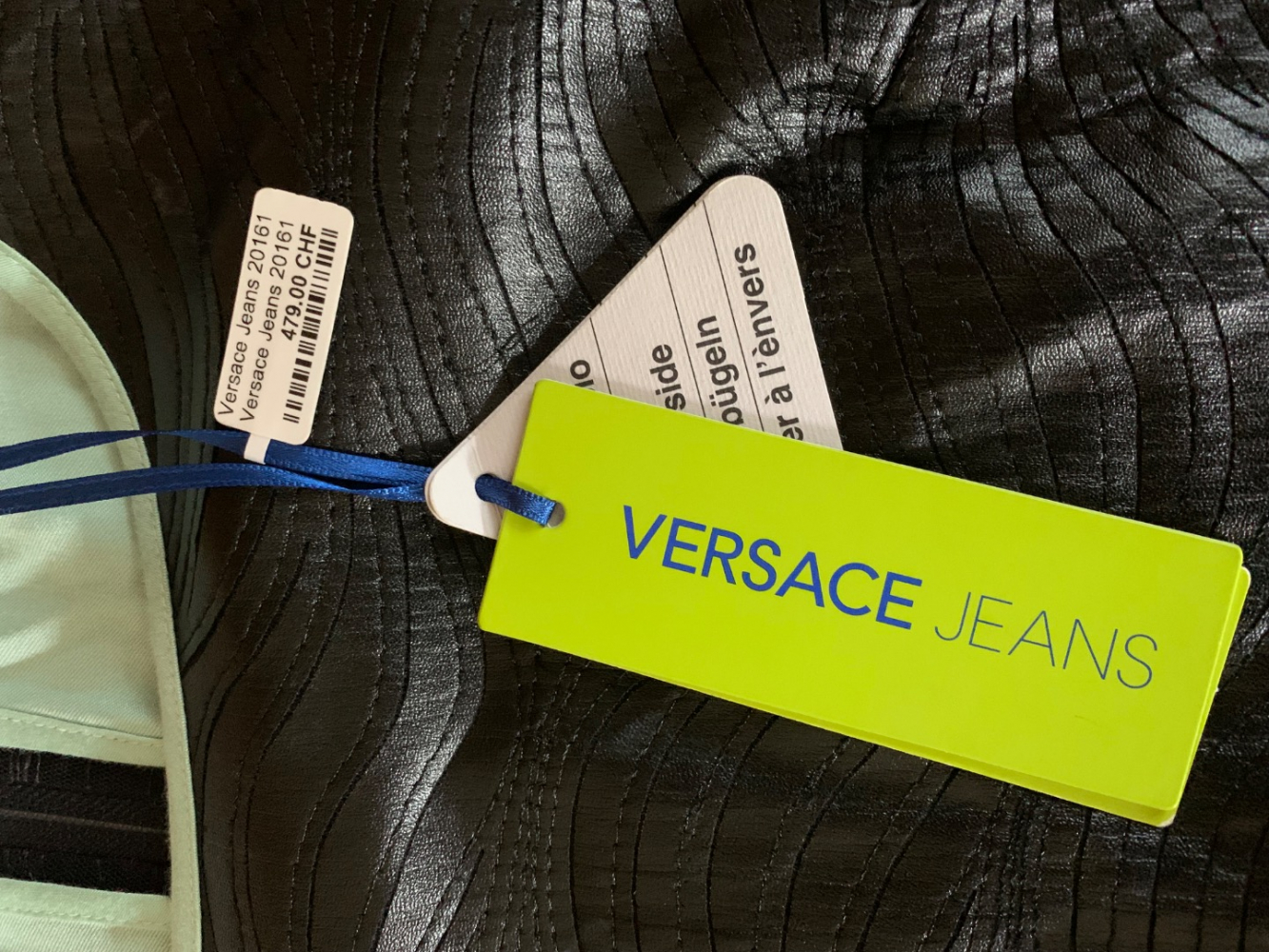 Versace Robe Nouveau Label ECOPELLE WAVES