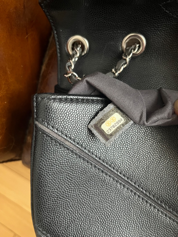 Chanel herringbone bag