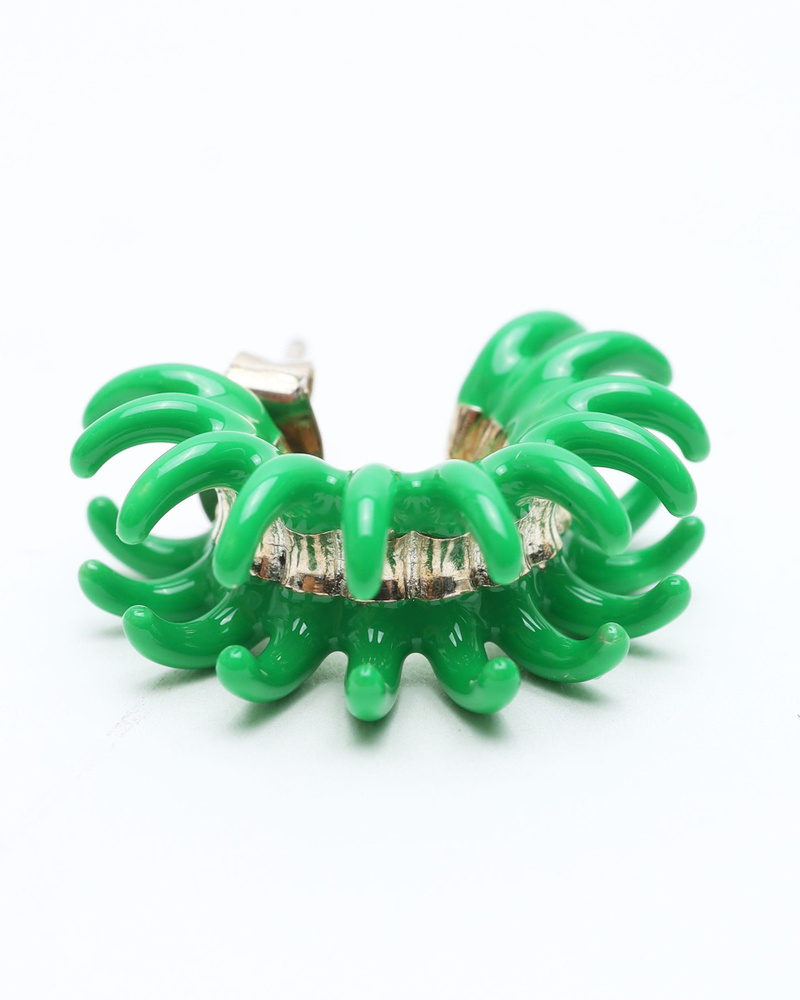 Bottega Veneta Spine Hoop Earrings Enamel Earrings