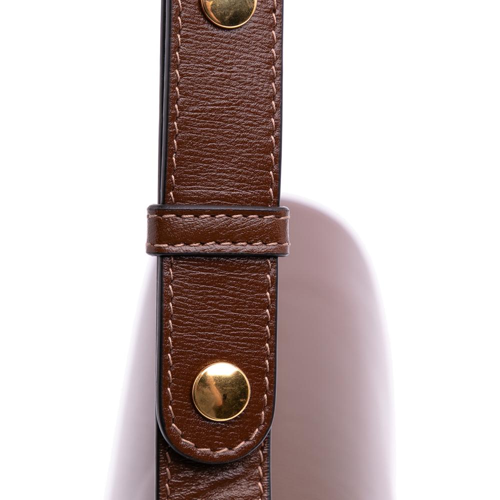 Gucci B Gucci Brown Dark Brown Calf Leather Medium Horsebit 1955 Shoulder Bag Italy