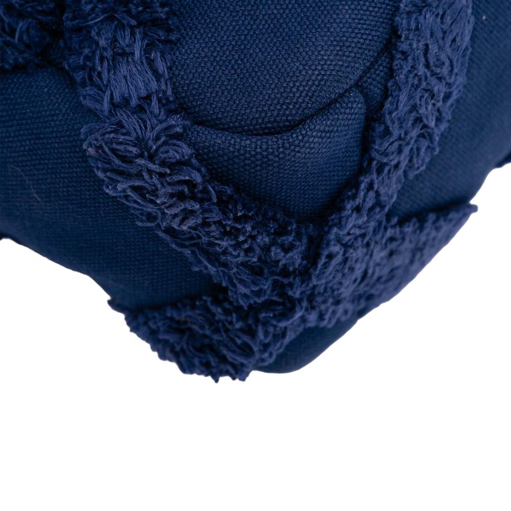 Chanel AB Chanel Blue Canvas Fabric Medium and Cotton 19 Flap Italy