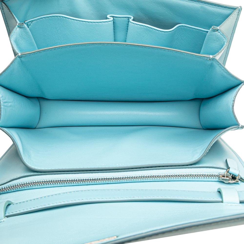 Celine AB Celine Blue Light Blue Calf Leather Medium skin Classic Box Italy