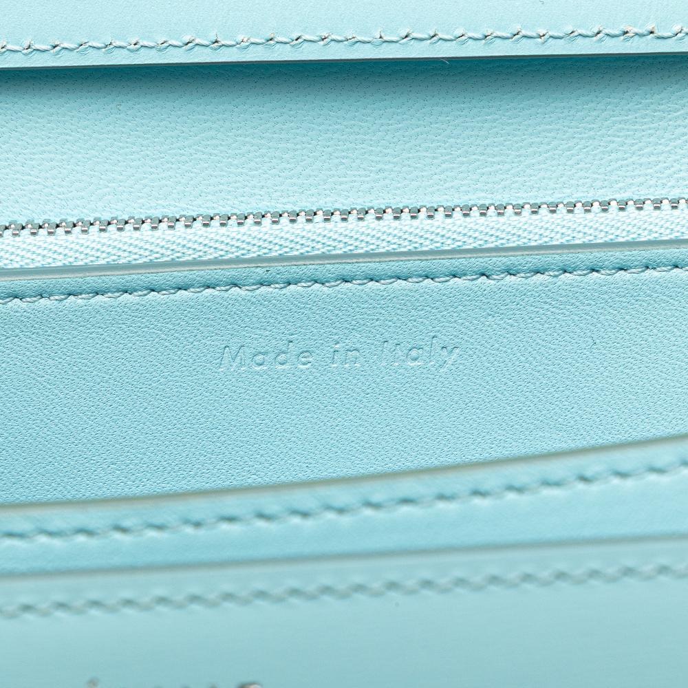 Celine AB Celine Blue Light Blue Calf Leather Medium skin Classic Box Italy