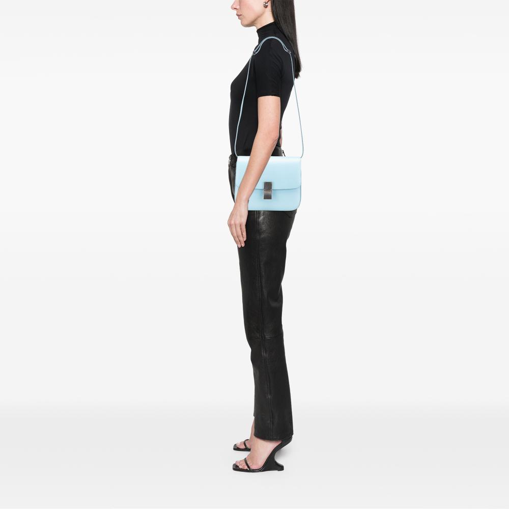 Celine AB Celine Blue Light Blue Calf Leather Medium skin Classic Box Italy