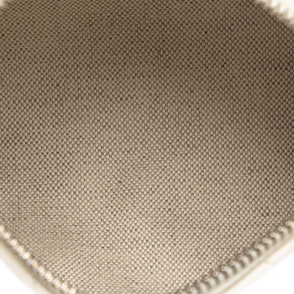 Gucci AB Gucci White Ivory Calf Leather Mini Blondie Barrel Shoulder Bag Italy