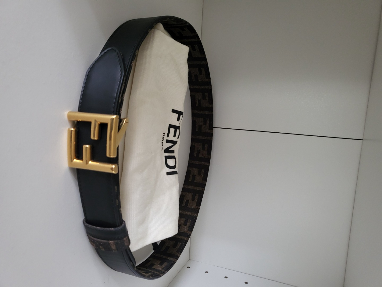 Fendi 'FF Reversible' Gürtel für Damen