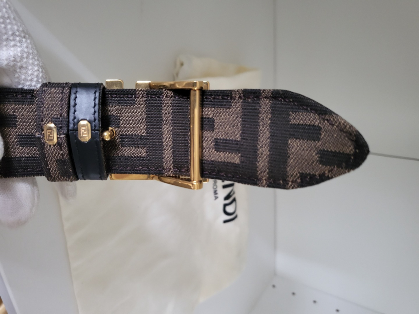 Fendi 'FF Reversible' Gürtel für Damen