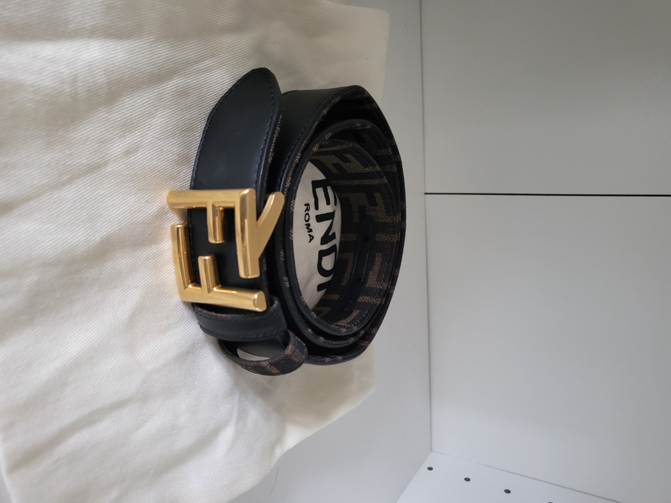 Fendi 'FF Reversible' Gürtel für Damen