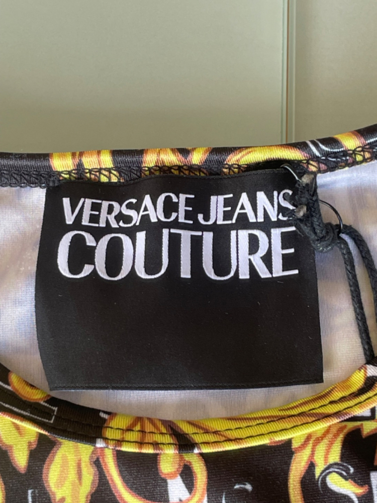 Versace Jeans Top Print Logo Versace Couture Jeans