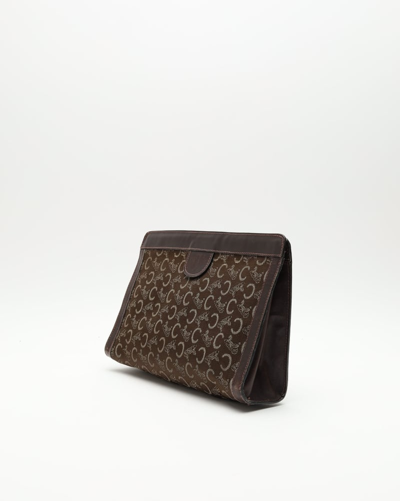 Celine Céline C Horse Carriage Clutch Bag