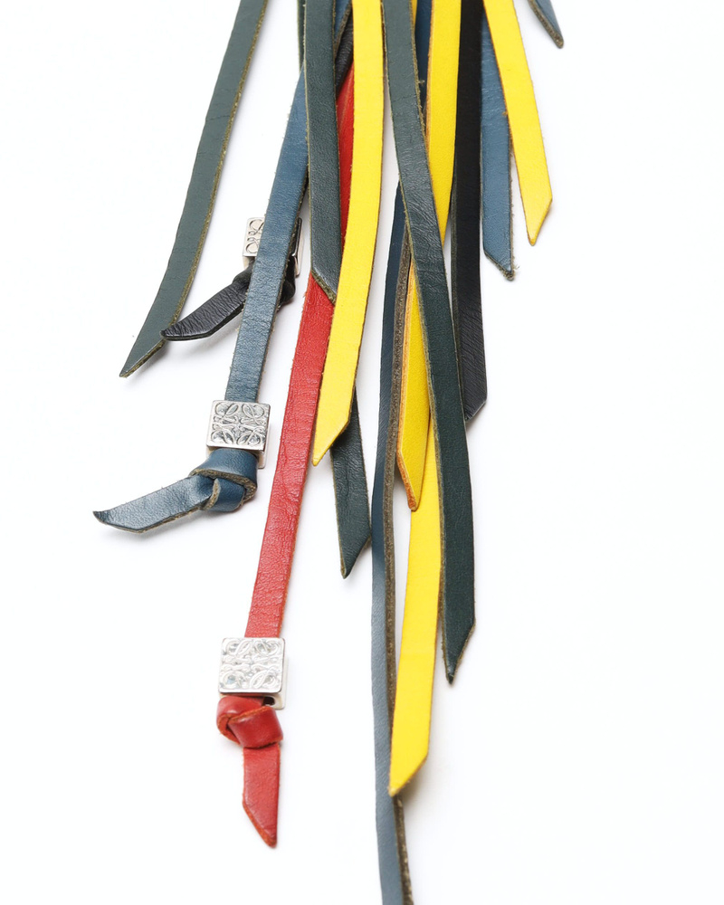 Loewe Multicolour Leather Bag Charm
