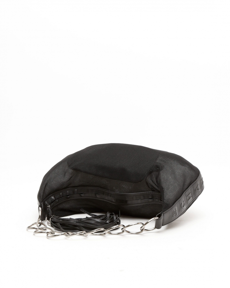 Chanel CC Mesh Tassel Hobo Bag