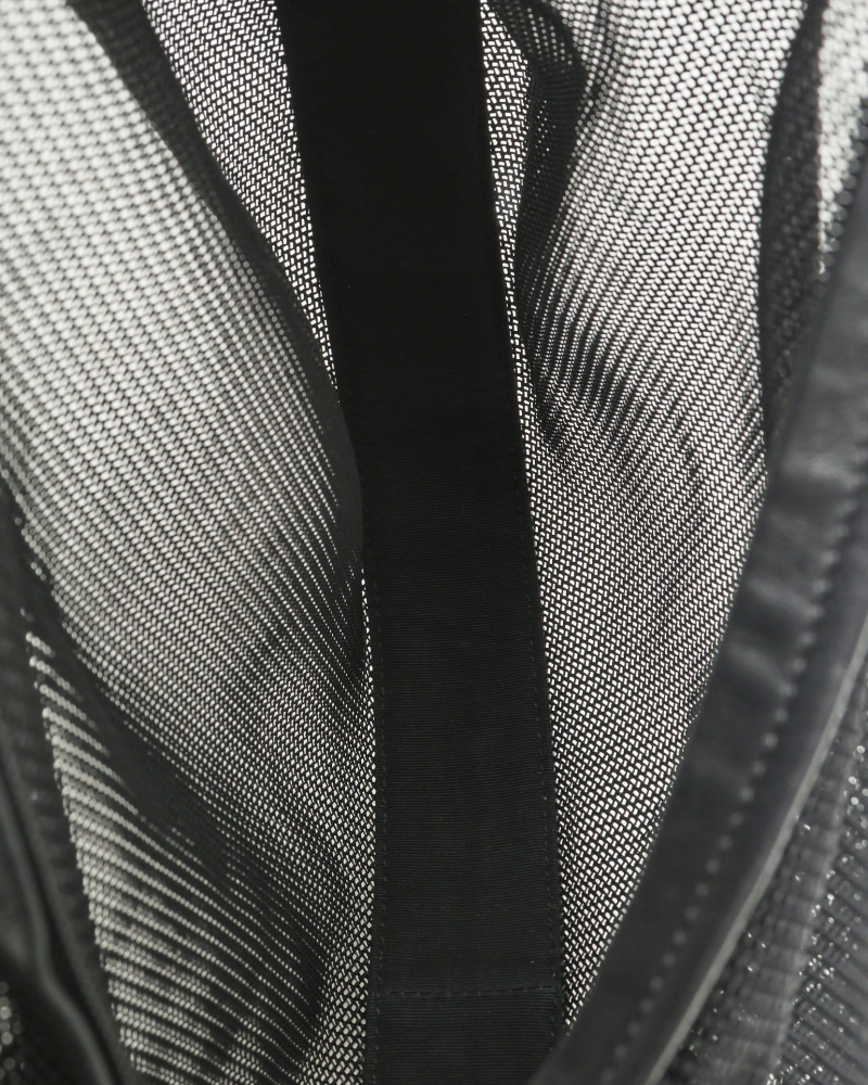 Chanel CC Mesh Tassel Hobo Bag