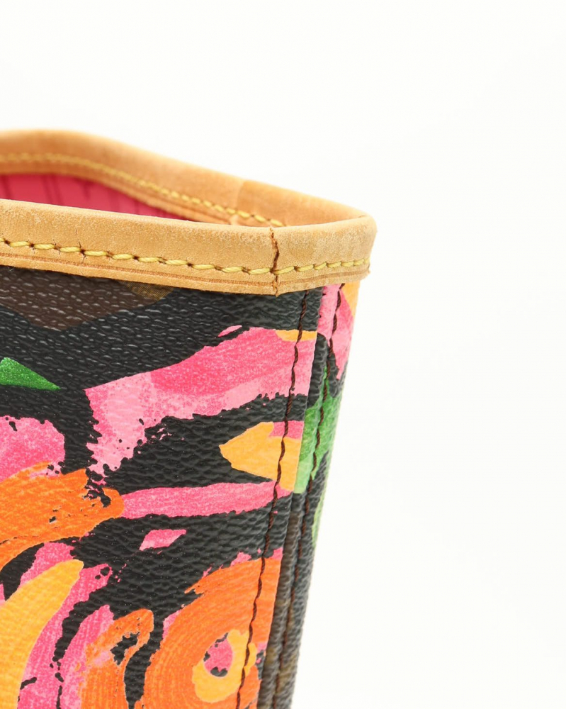 Louis Vuitton Stephen Sprouse Monogram Rose Neverfull MM Tote Bag