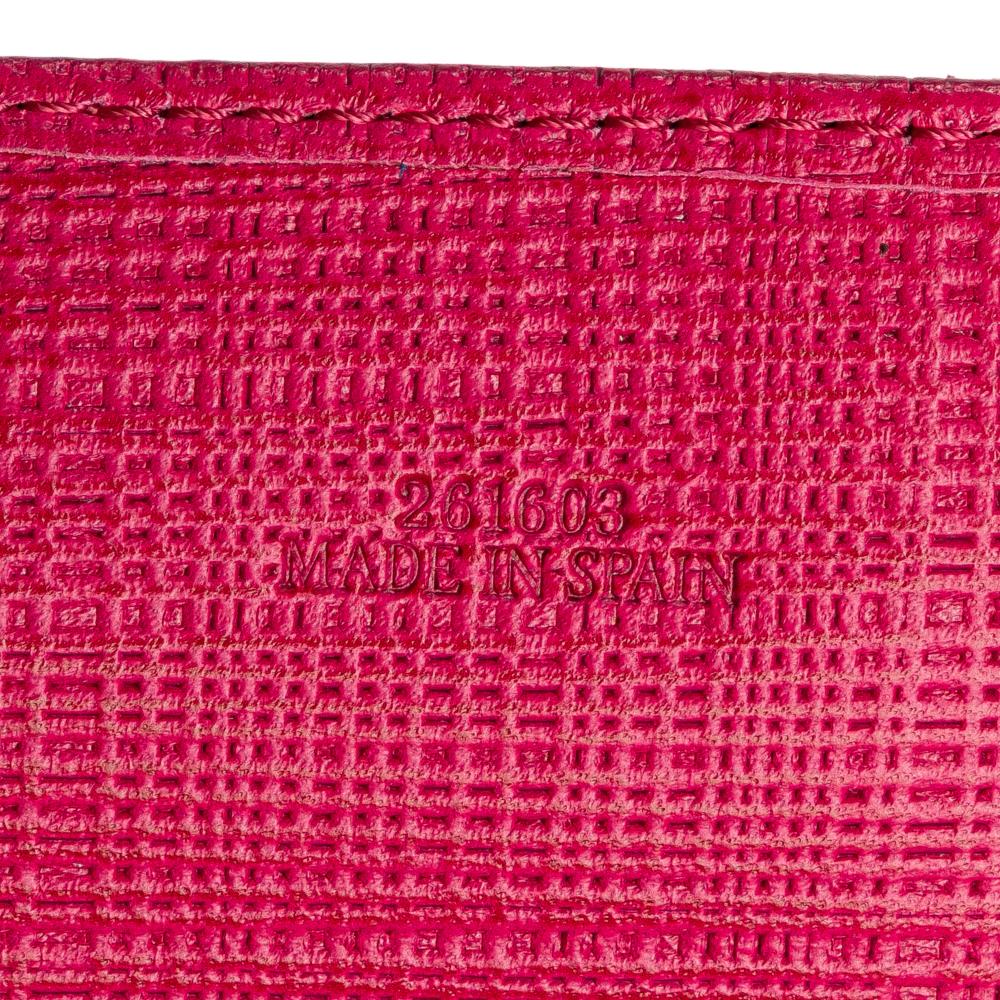 Loewe B LOEWE Pink Hot Pink Calf Leather Anagram Shopper Tote Spain