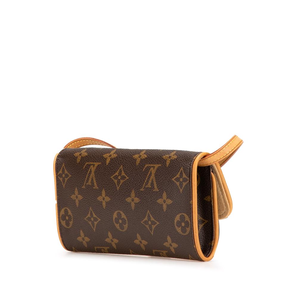 Louis Vuitton B Louis Vuitton Brown Monogram Canvas Canvas Monogram Pochette Twin PM Spain