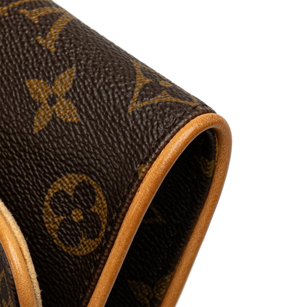 Louis Vuitton B Louis Vuitton Brown Monogram Canvas Canvas Monogram Pochette Twin PM Spain