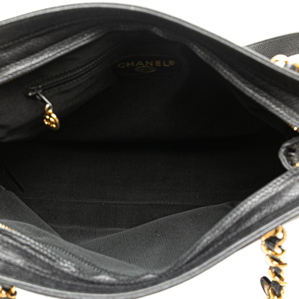 Chanel B Chanel Black Caviar Leather Leather Triple CC Caviar Shoulder Bag Italy