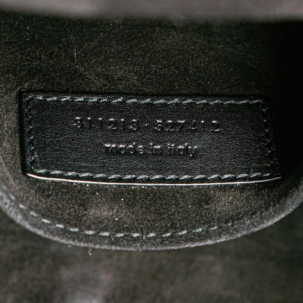 Saint Laurent B Saint Laurent Black Calf Leather Ligne Y Clutch Italy