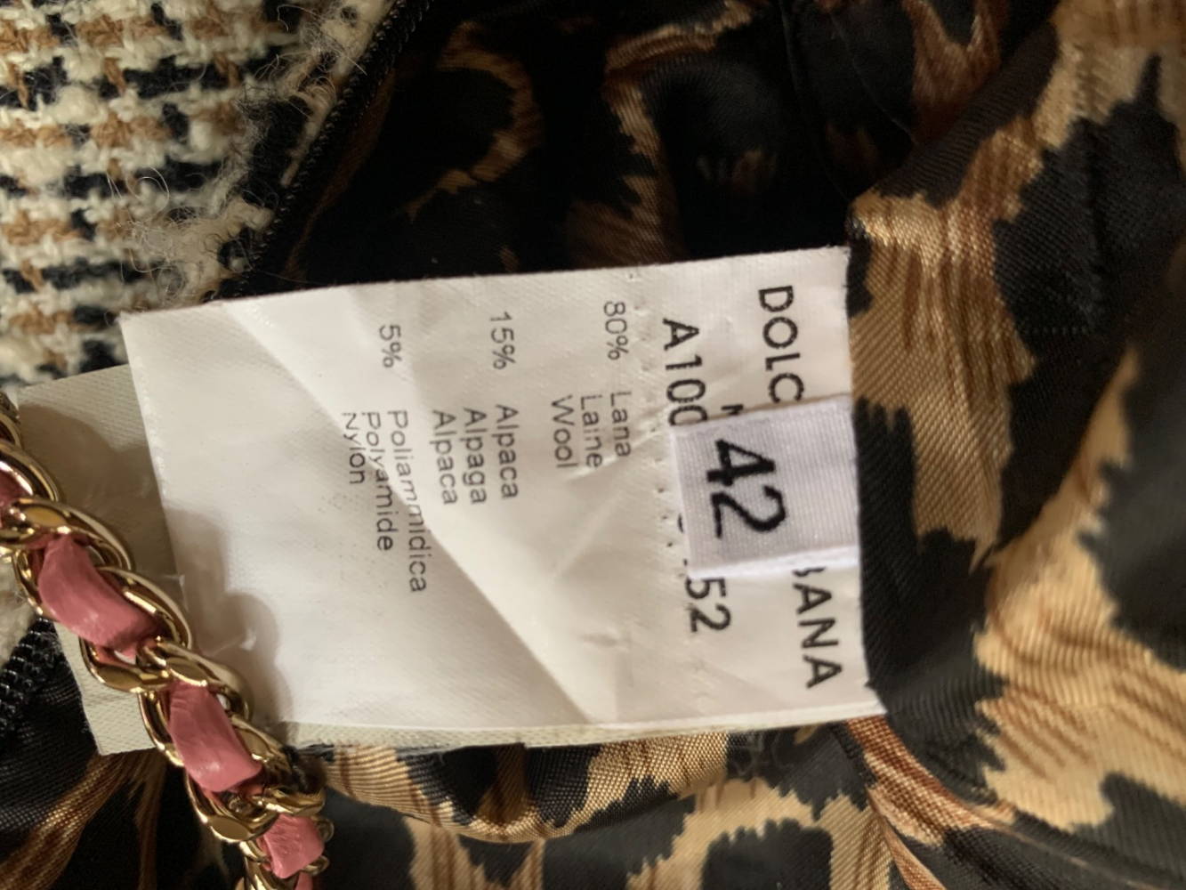 Dolce&Gabbana DOLCE & GABBANA Jupe en laine + alpaga