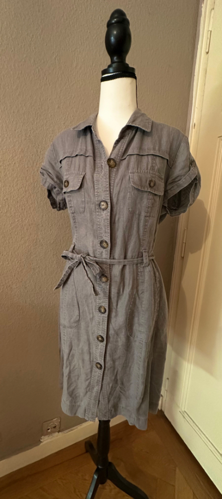 Gerard Darel Robe saharienne kaki