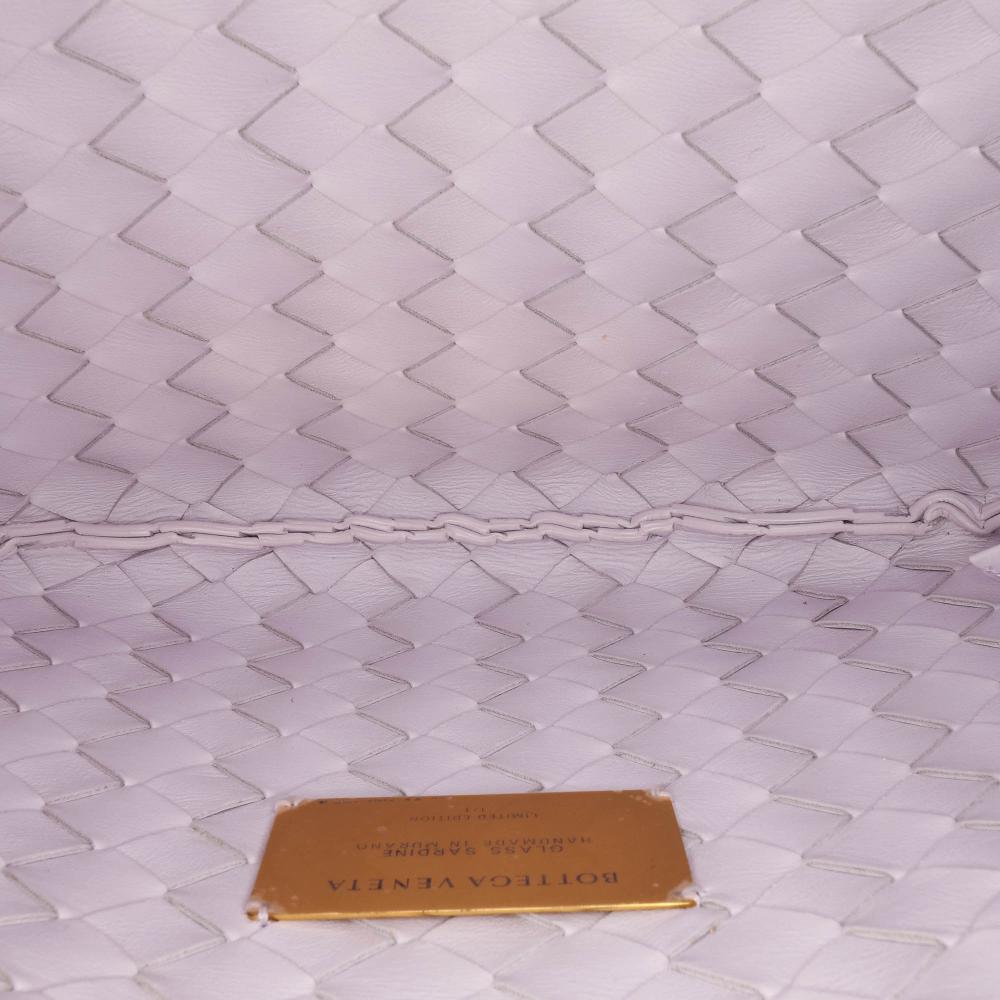 Bottega Veneta Purple Limited Edition Murano Glass Lambskin Intrecciato Sardine Israel