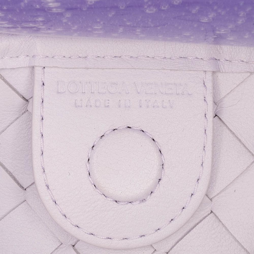 Bottega Veneta Purple Limited Edition Murano Glass Lambskin Intrecciato Sardine Israel