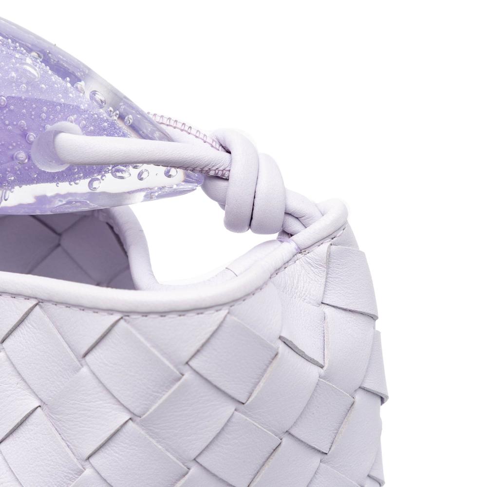 Bottega Veneta Purple Limited Edition Murano Glass Lambskin Intrecciato Sardine Israel