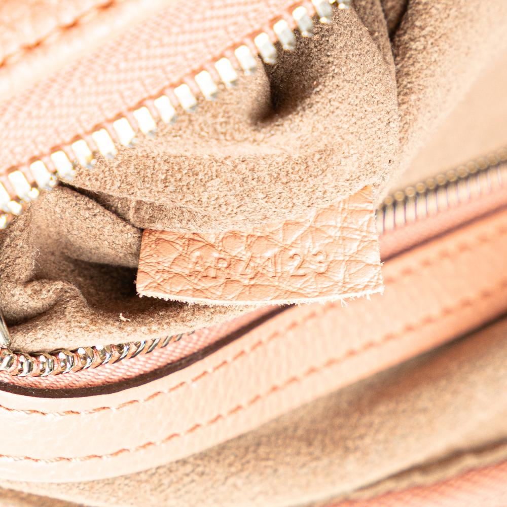 Louis Vuitton B Louis Vuitton Pink Calf Leather Monogram Mahina Selene PM France