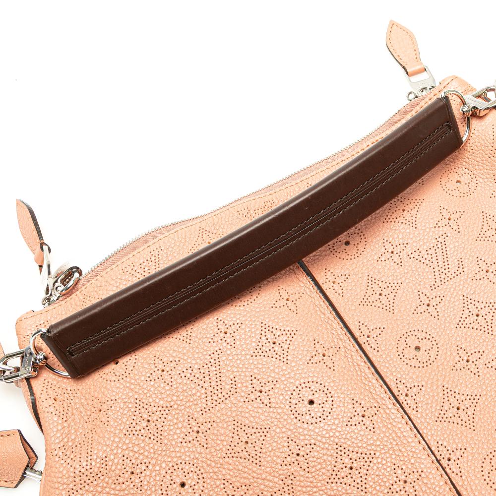 Louis Vuitton B Louis Vuitton Pink Calf Leather Monogram Mahina Selene PM France