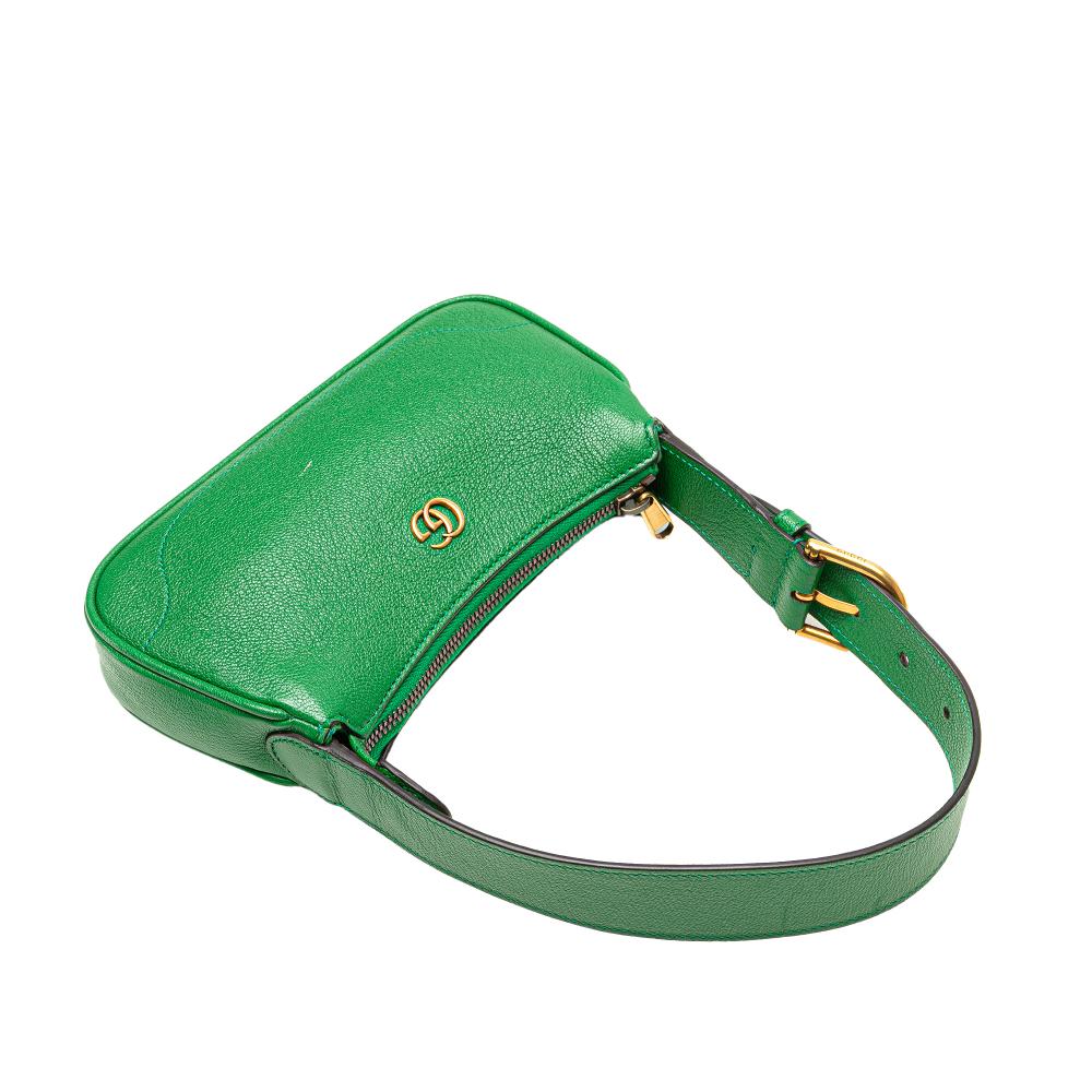 Gucci B Gucci Green Calf Leather Mini Aphrodite Shoulder Bag Italy